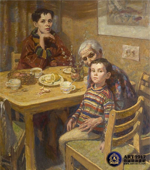《家人 art1917俄罗斯油画网
